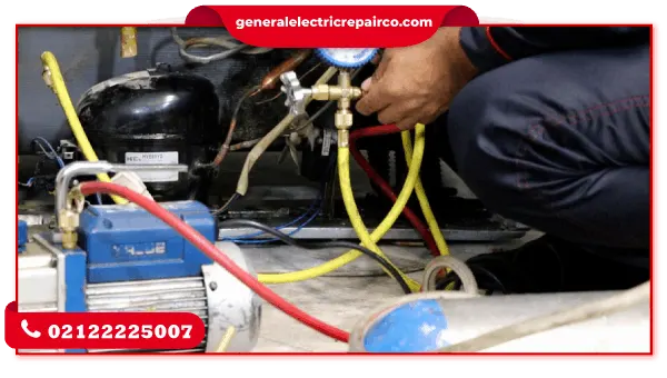 خنک کردن موتور یخچال با شارژ گاز